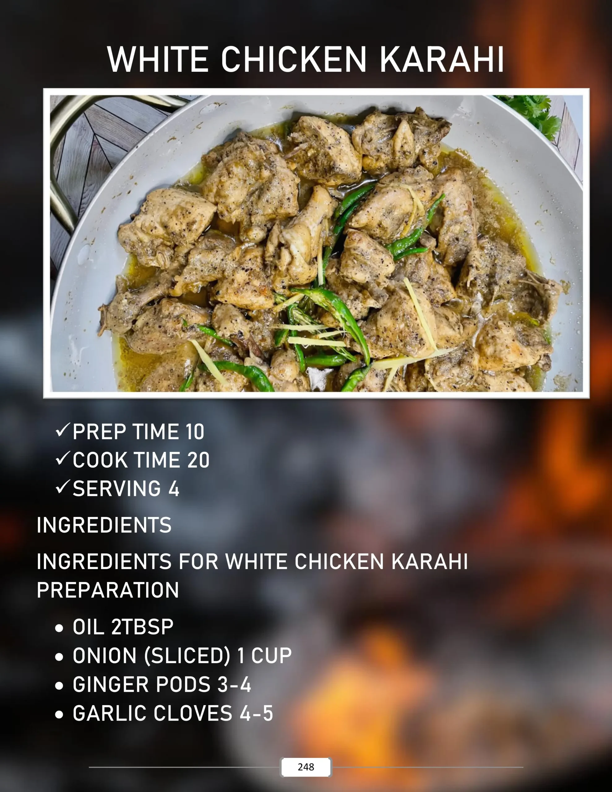 White Chicken Karahi