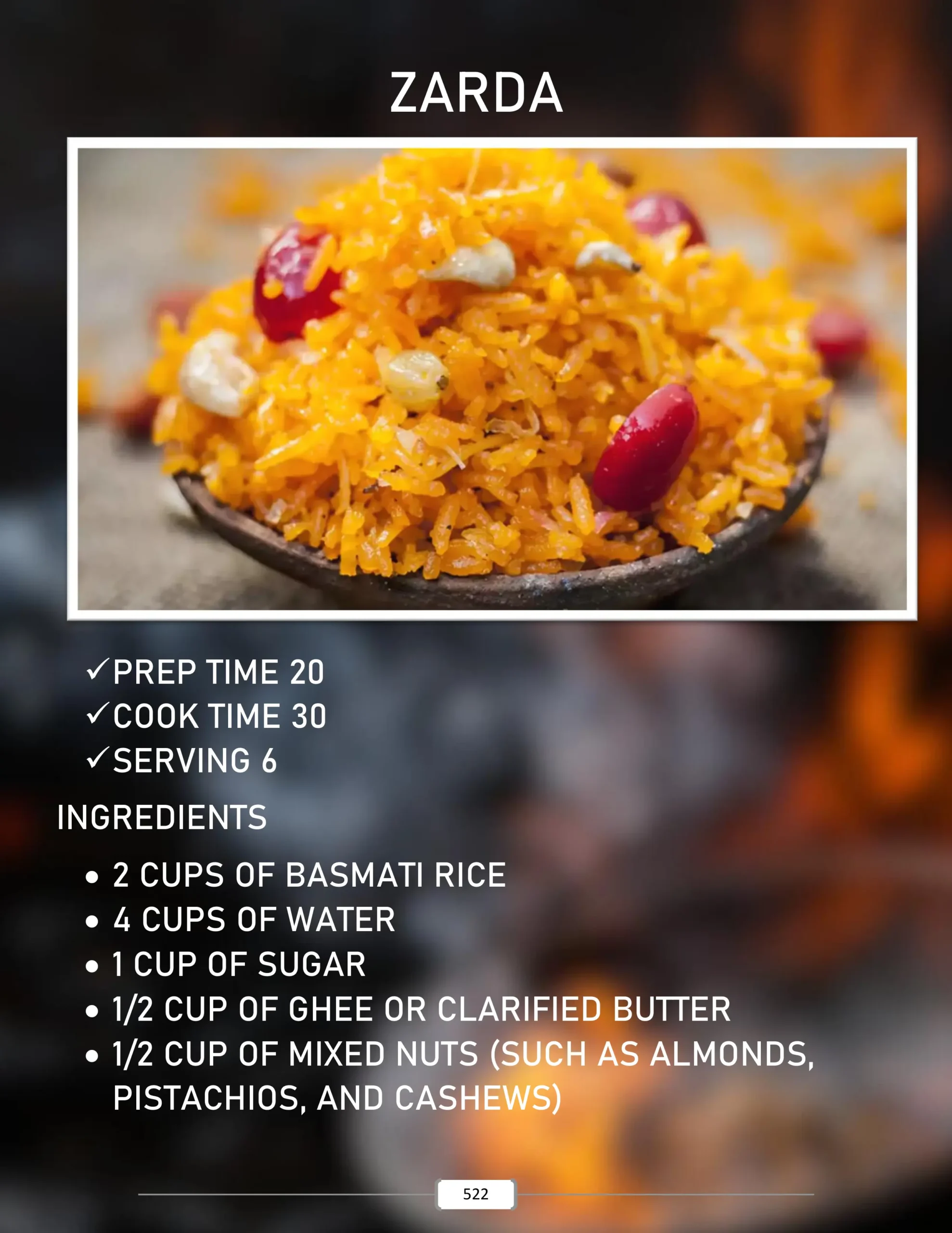 zarda recipe